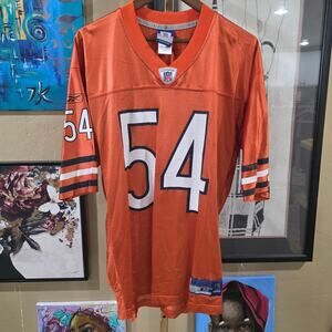 Vintage Y2K Reebok NFL Chicago Bears Brian Urlacher 54 Sportswear Jersey XL Fit